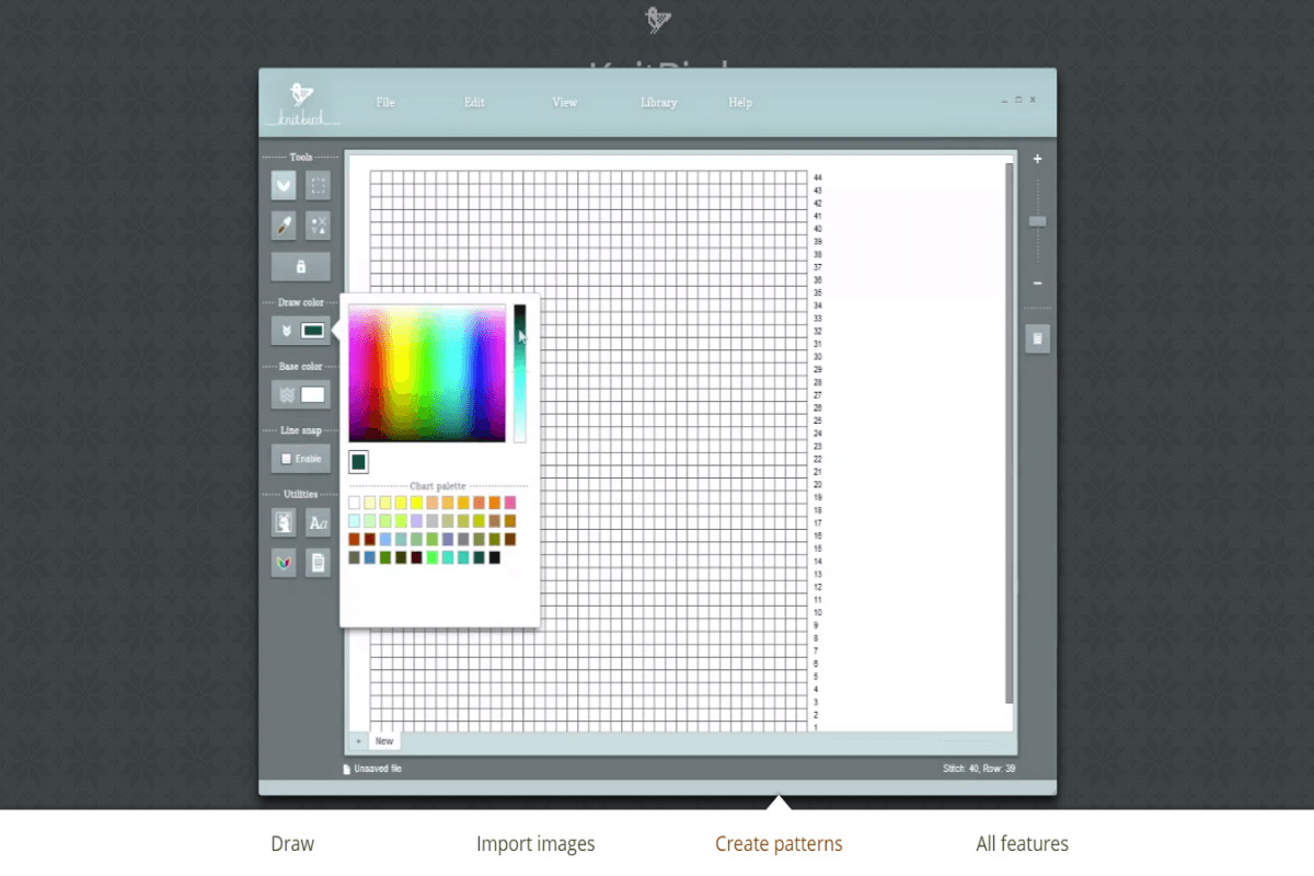 Knitting pattern design software mac free
